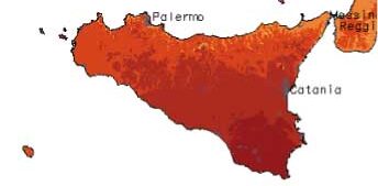 Irraggiamento solare Sicilia